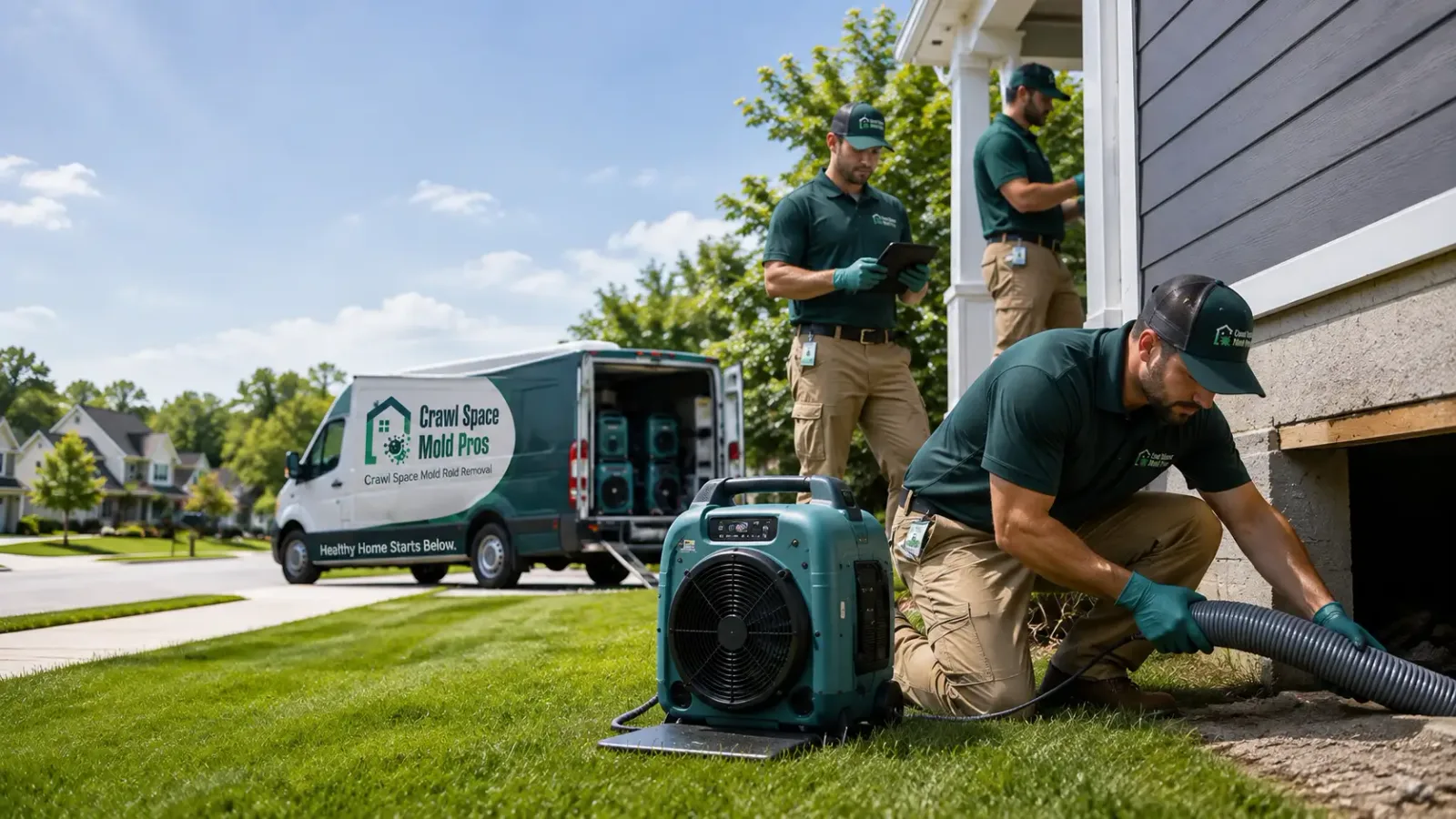 Crawl Space Mold Removal in Branchdale, PA